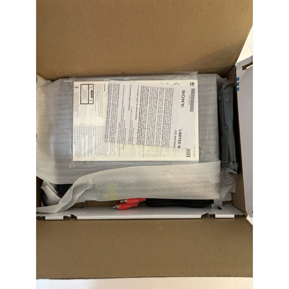 Sony DVP-SR510H DVD Upscaling Player - Black  Open box.